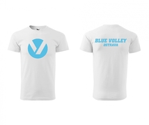 Bavlněné triko Blue Volley bílá