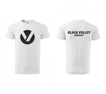 Bavlněné triko Black Volley bílé