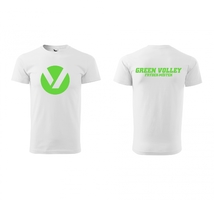 Bavlněné triko Green Volley bílé